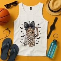 Coquette Bow Skeleton Bougie Tank Top