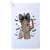 Coquette Bow Skeleton Bougie Golf Towel