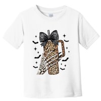 Coquette Bow Skeleton Bougie Toddler T-Shirt