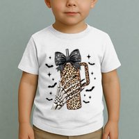 Coquette Bow Skeleton Bougie Toddler T-Shirt