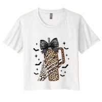 Coquette Bow Skeleton Bougie Crop Top