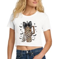Coquette Bow Skeleton Bougie Crop Top