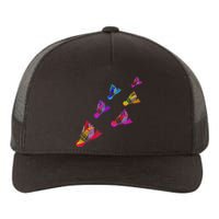 Colorful Badminton Shuttlecock Art Sports Yupoong Adult 5-Panel Trucker Hat