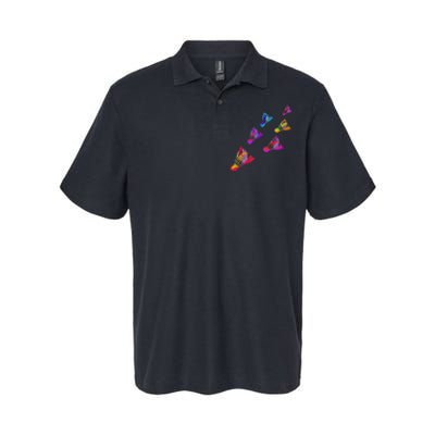 Colorful Badminton Shuttlecock Art Sports Softstyle Adult Sport Polo