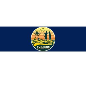 California Beach Surfers Summer Bumper Sticker