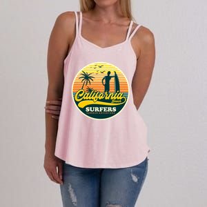 California Beach Surfers Summer Women's Strappy Tank