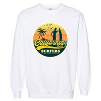 California Beach Surfers Summer Garment-Dyed Sweatshirt