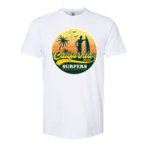 California Beach Surfers Summer Softstyle CVC T-Shirt