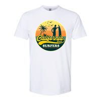 California Beach Surfers Summer Softstyle CVC T-Shirt