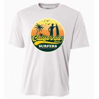 California Beach Surfers Summer Cooling Performance Crew T-Shirt