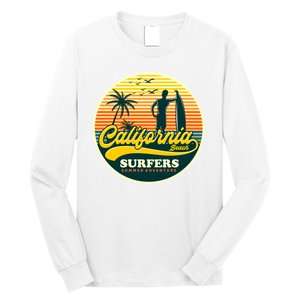 California Beach Surfers Summer Long Sleeve Shirt