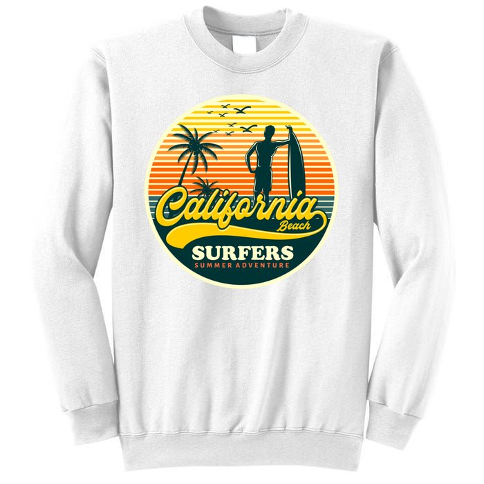 California Beach Surfers Summer Sweatshirt