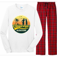 California Beach Surfers Summer Long Sleeve Pajama Set