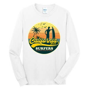 California Beach Surfers Summer Tall Long Sleeve T-Shirt