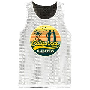 California Beach Surfers Summer Mesh Reversible Basketball Jersey Tank