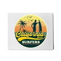 California Beach Surfers Summer Mousepad