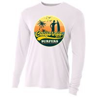 California Beach Surfers Summer Cooling Performance Long Sleeve Crew