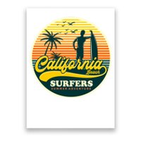 California Beach Surfers Summer Poster