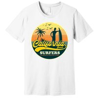 California Beach Surfers Summer Premium T-Shirt