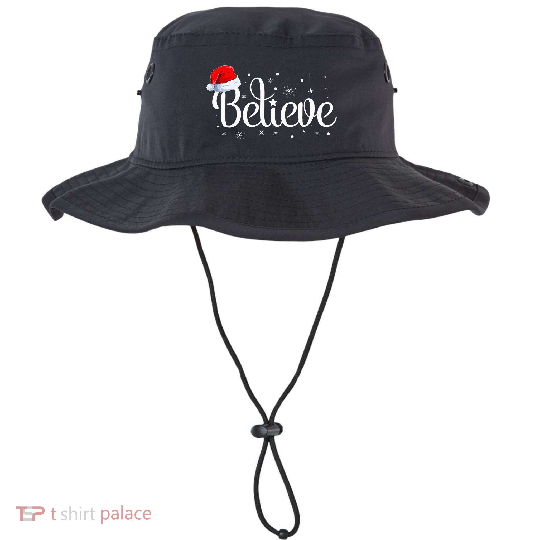 Christmas Believe Santa Claus Believe Christmas Bucket Hat