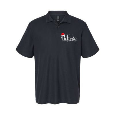 Christmas Believe Santa Claus Believe Christmas Softstyle Adult Sport Polo