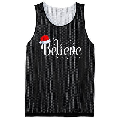 Christmas Believe Santa Claus Believe Christmas Mesh Reversible Basketball Jersey Tank