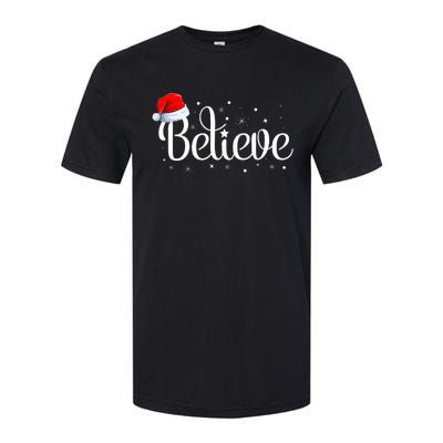 Christmas Believe Santa Claus Believe Christmas Softstyle CVC T-Shirt