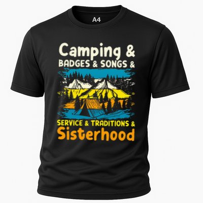 Camping Badges Songs Service Traditions Sisterhood Performance Shirt