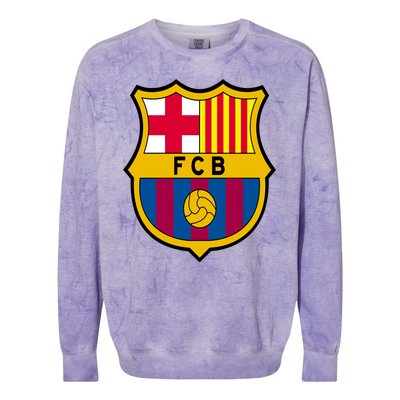 Cool Barcelona Soccer Jersey Colorblast Crewneck Sweatshirt