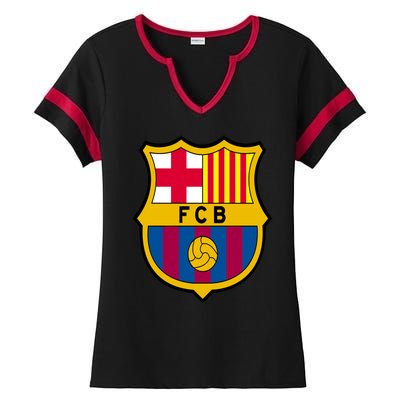 Cool Barcelona Soccer Jersey Ladies Halftime Notch Neck Tee