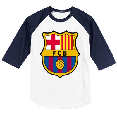 Cool Barcelona Soccer Jersey Baseball Sleeve Shirt