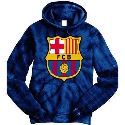 Cool Barcelona Soccer Jersey Tie Dye Hoodie