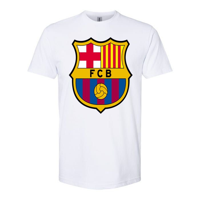 Cool Barcelona Soccer Jersey Softstyle CVC T-Shirt