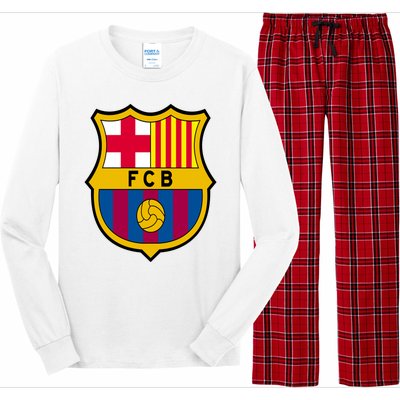 Cool Barcelona Soccer Jersey Long Sleeve Pajama Set