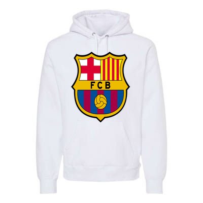 Cool Barcelona Soccer Jersey Premium Hoodie