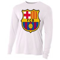 Cool Barcelona Soccer Jersey Cooling Performance Long Sleeve Crew