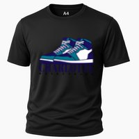 Charlotte Basketball Sneakers Cooling Performance Crew T-Shirt