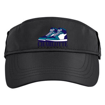 Charlotte Basketball Sneakers Adult Drive Performance Visor