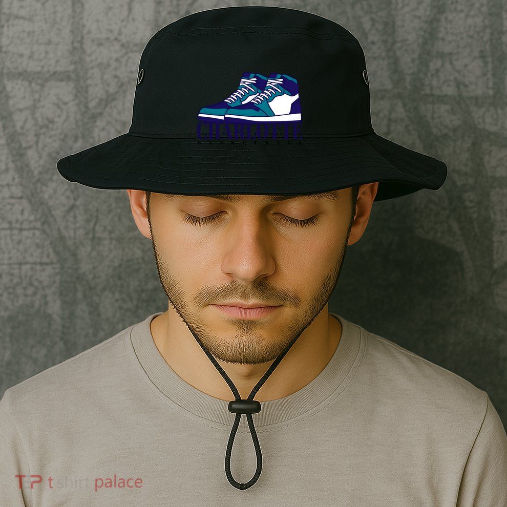 Charlotte Basketball Sneakers Bucket Hat