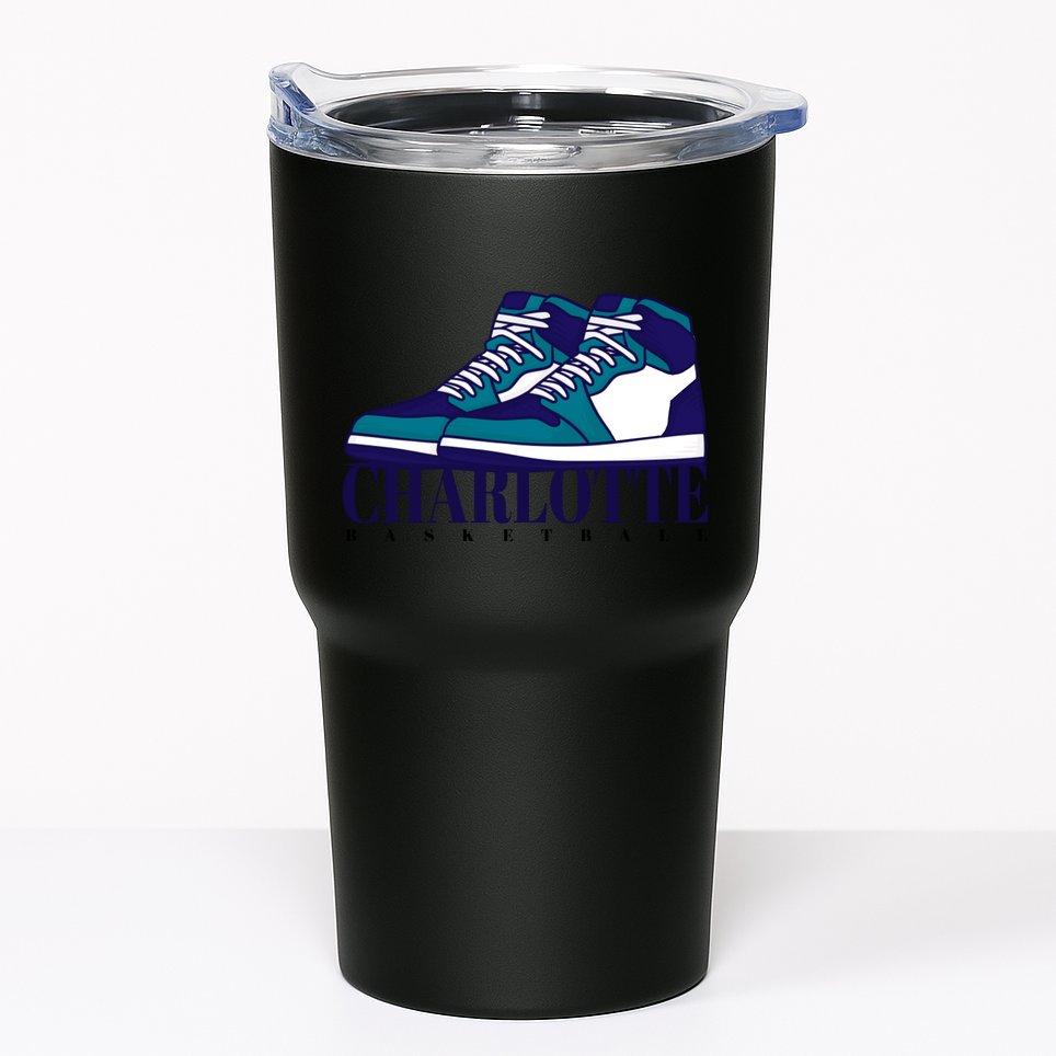 Charlotte Basketball Sneakers Tumbler