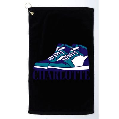 Charlotte Basketball Sneakers Golf Towel