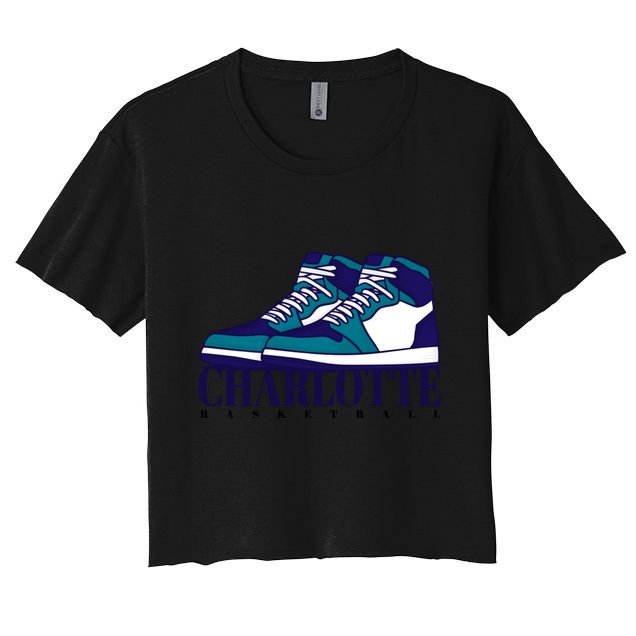 Charlotte Basketball Sneakers Crop Top