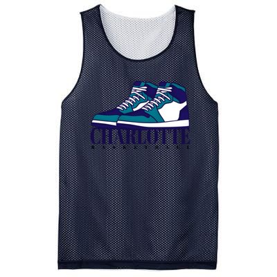 Charlotte Basketball Sneakers Mesh Reversible Basketball Jersey Tank