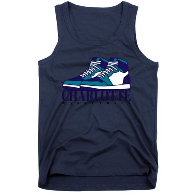 Charlotte Basketball Sneakers Tank Top