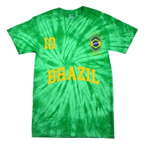 Cool Brazil Soccer Jersey Tie-Dye T-Shirt