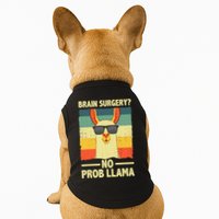 Cute Brain Surgery For Get Well Soon Recovery Doggie Tank