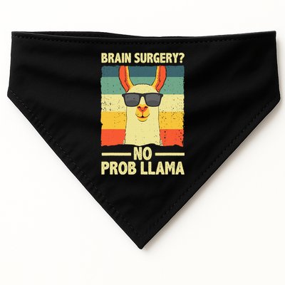 Cute Brain Surgery For Get Well Soon Recovery USA-Made Doggie Bandana