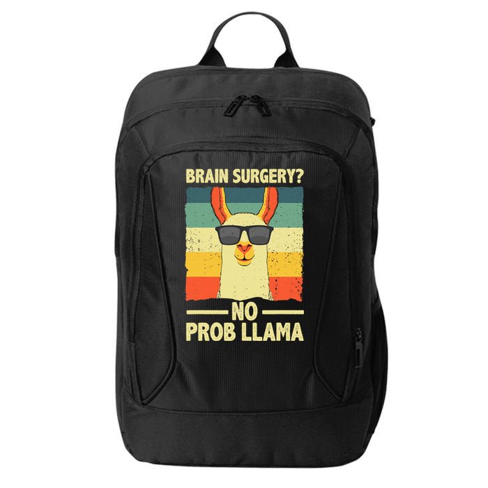 Cute Brain Surgery For Get Well Soon Recovery City Backpack