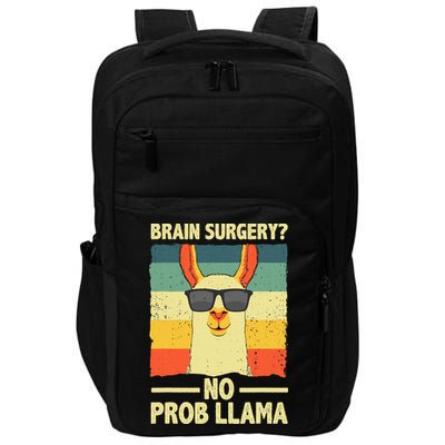 Cute Brain Surgery For Get Well Soon Recovery Impact Tech Backpack