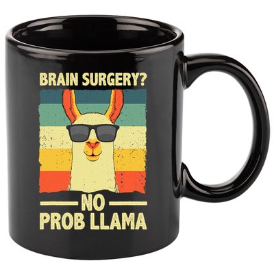 Cute Brain Surgery For Get Well Soon Recovery 11oz C Handle Ceramic Mug